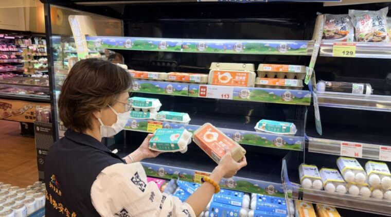 台中食安處擴大「芬」蛋稽查 下架涉案雞蛋確保食安