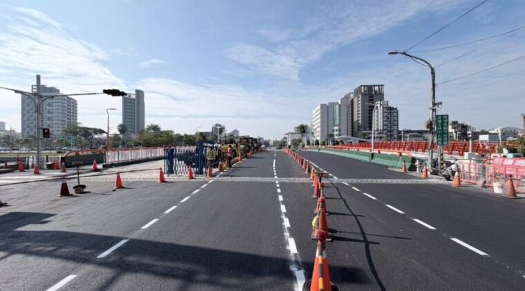 前鎮媽祖港橋歷經3年半改建施工完成!12/11日中午全線開放通車