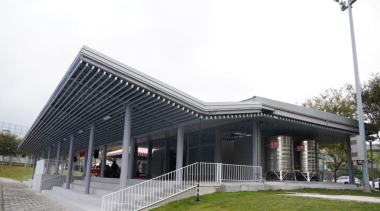 竹北溜冰場全面提升!場地機能、遮陽棚全面到位