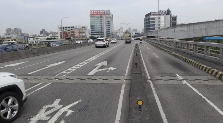 大漢橋拆除機車實體分隔島 3月10日至5月31日夜間實施交管